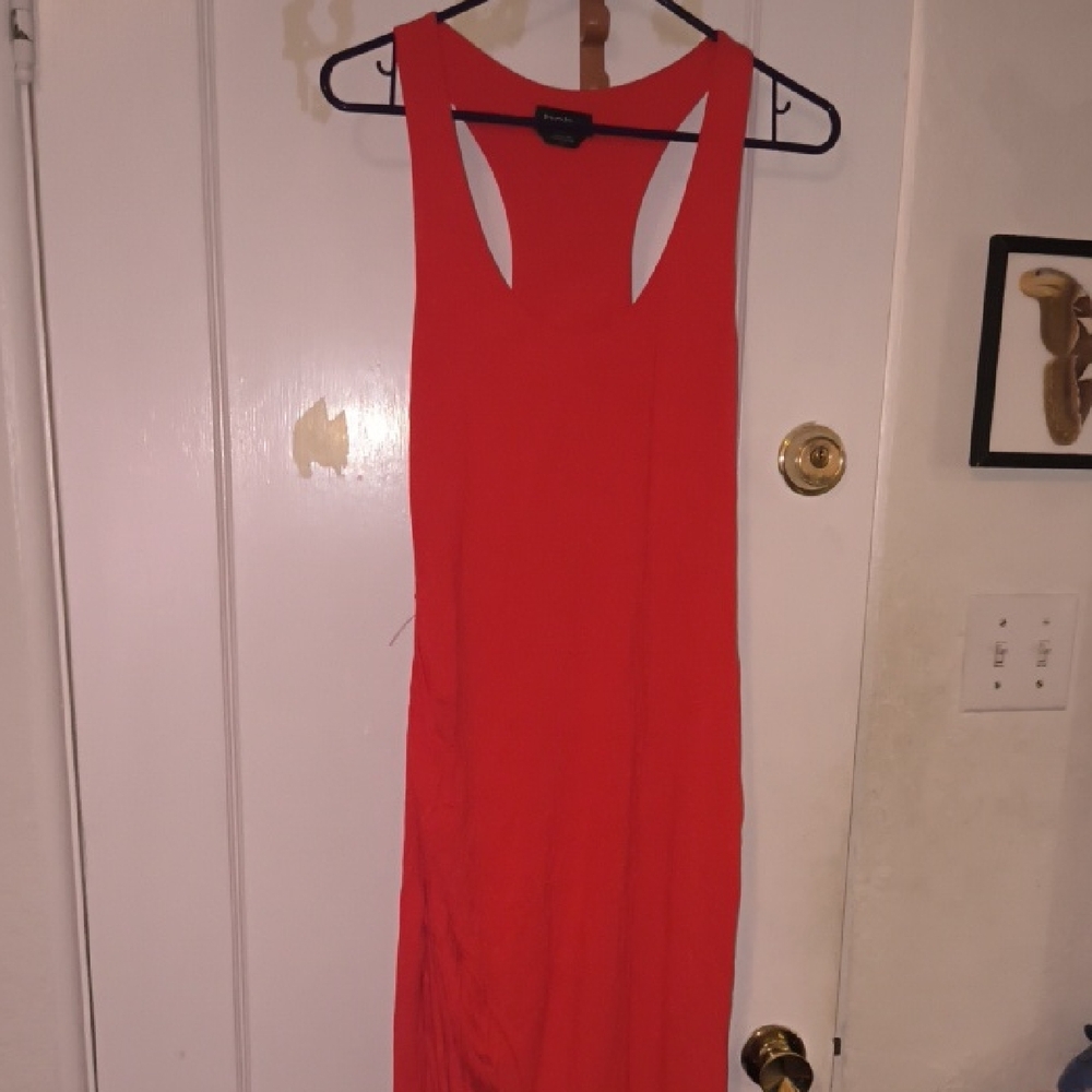 bebe | Striking Red Backless Dress